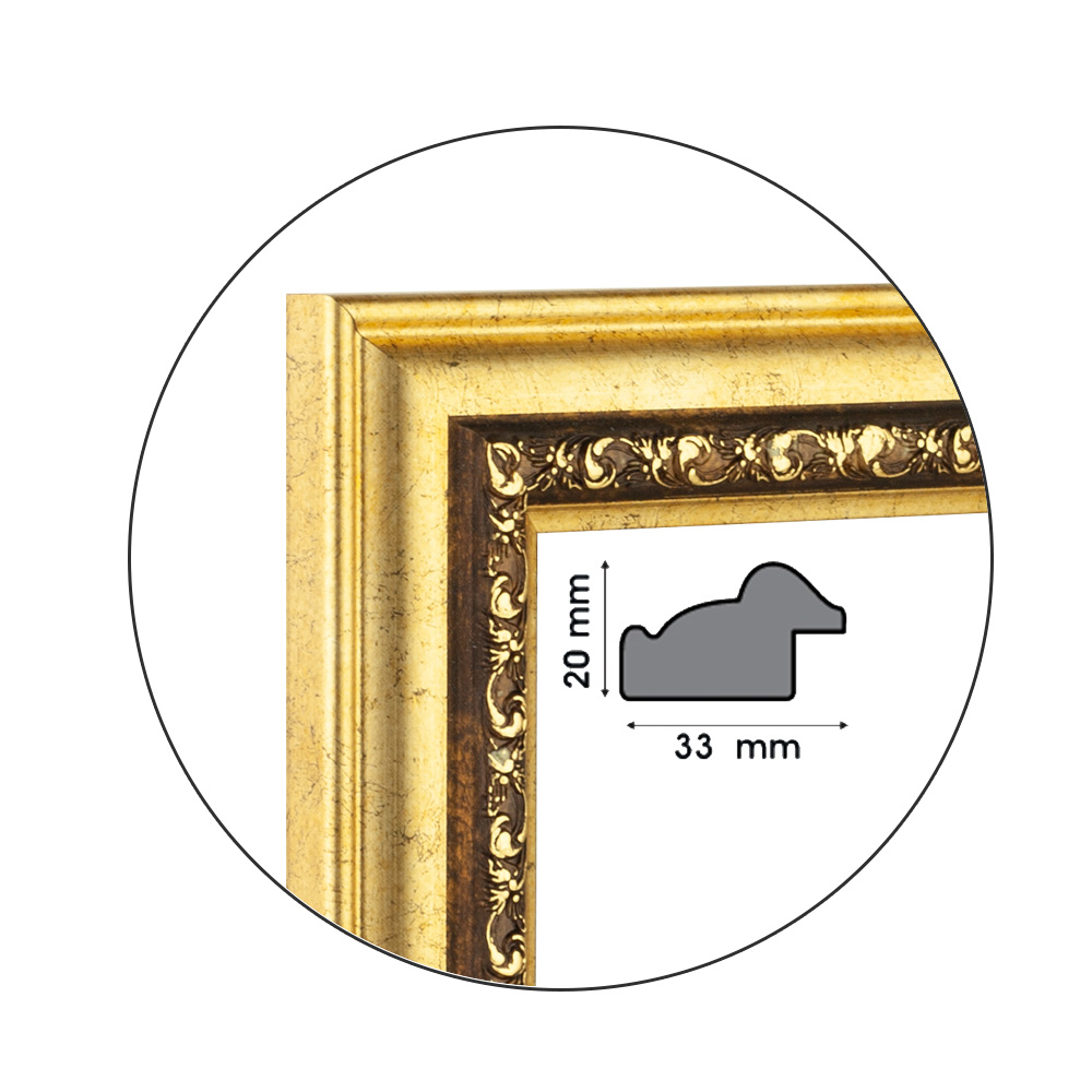 Ramă Oro Brown | 3,3 cm